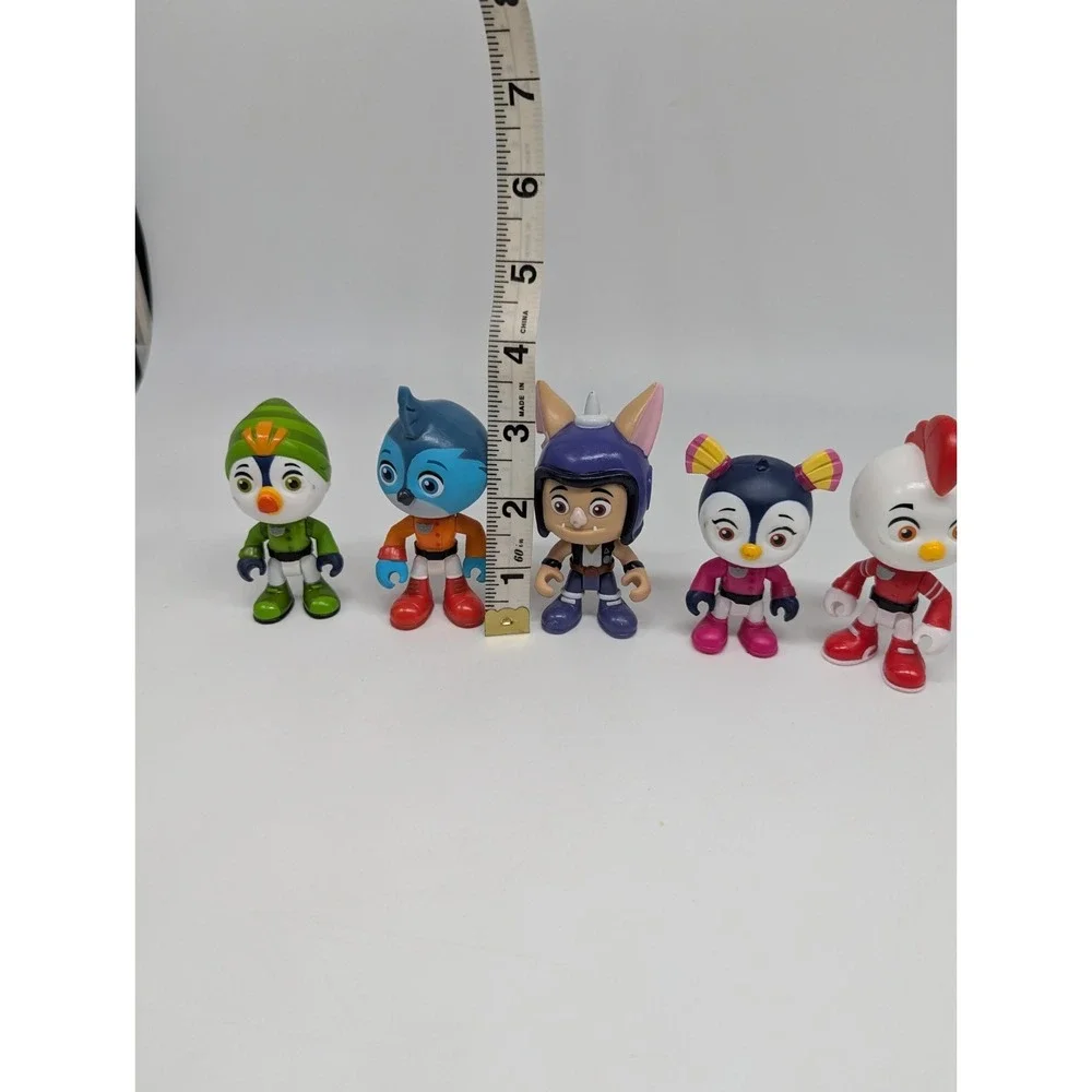 Nick Jr Top Wing Academy Figures Lot Of 5 Posable Rod Brody Penny Swift Baddy